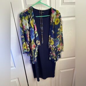 Womens sheer shawl coverup dress